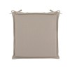 Perna pentru scaun, 40x40 cm, Rezistent la apa, Bej, Poliester/Spuma, ATU-080302, Oem