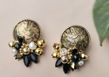 CERCEI CLIPS VINTAGE XL DIN METAL CU ASPECT ANTICHIZAT