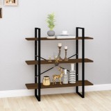 vidaXL Bibliotecă, stejar maro, 100x30x105 cm, lemn prelucrat
