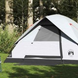 VidaXL Cort de familie cupolă 6 persoane, alb opac textil impermeabil