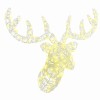 VidaXL Cap de ren Alb cald 60 cm Acril 42019061