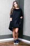 Cumpara ieftin Rochie pt adolescente Arina Negru - 16Marimea