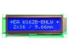 Display LCD Alfanumeric 16x2 DISPLAY VISIONS EA W162B-BNLW Albastru STN Negative Iluminare LED Albă