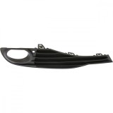 Grila bara fata Bmw Seria 3 (F30/F31), 01.2012-12.2019 (fara model GT), partea Dreapta, 51117255366, 20D127-4 cu locas pentru proiectoare, scurt, par