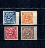 Austria 1908 - Marci pentru ziare, serie nedantelata neuzata