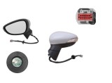 Oglinda exterioara Ford Fiesta (Ja8), 01.2013-12.2017, montare stanga, reglaj electric; grunduit; incalzit; sticla asferica; geam cromat; rabatabil;