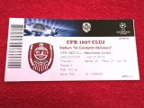 Bilet meci fotbal CFR 1907 CLUJ - MANCHESTER UNITED (02.10.2012)