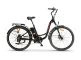 Bicicleta electrica Z-Tech ZT-13-B, motor 250W, 36V 10Ah, viteza 25km/h, autonomie 35km, nu necesita permis de conducere - Negru