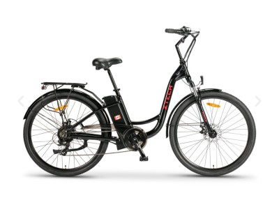 Bicicleta electrica Z-Tech ZT-13-A, motor 250W, 36V 10Ah, viteza 25km/h, autonomie 35km, nu necesita permis de conducere - Negru foto