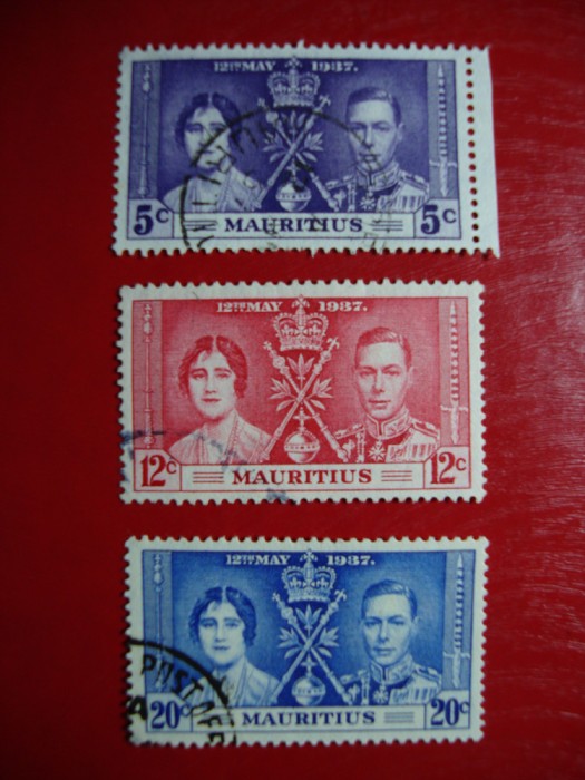 MAURITIUS 1937 SERIE GEORGE VI