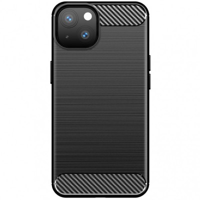 Husa pentru Apple iPhone 14, OEM, Carbon, Neagra foto
