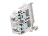 Conector Șină 0,5-10mm2 2 Borne Gri 8mm