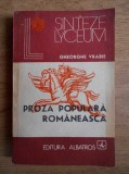 Gheorghe Vrabie - Proza populara romaneasca