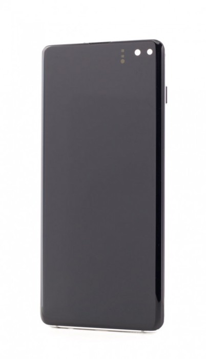 LCD Samsung Galaxy S10+, G975, Alb + Rama,