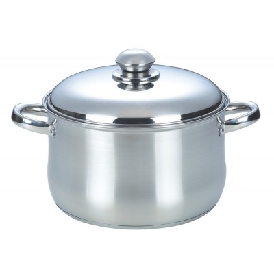Cratita cu capac din inox 26 cm Grunberg,capacitate de 6.7 l foto
