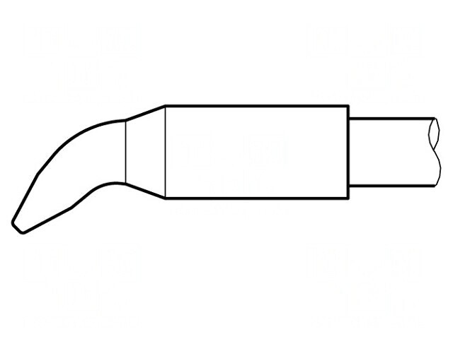 V&acirc;rf Șurubelniță &Icirc;ndoită Longlife 2,2x1mm pentru Ciocan de Lipit