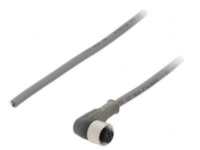 Cablu de Conectare M12, 5 Pin, 5m, Unghiular, 63VAC, 2.5A foto