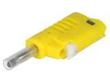 Mufă Banană 4mm 36A Galbenă pe Cablu