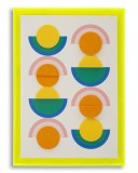 Mauro Ferretti Tablou Pictat Pe P&acirc;nză Pop Art Cu Rama -B- Cm 50X3,3X68 | Aosom Romania