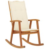 vidaXL Balansoar cu perne, lemn masiv de acacia 3064181