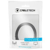 Cablu Cabletech Standard Jack 3.5 Tata - 2RCA Tata 3 m