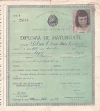 A3925N Diplomă de maturitate, 1956, Lugoj