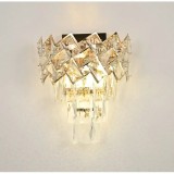 Aplica Cristal Alara 2x E27 Auriu ModernLight Concept