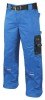 Pantaloni Salopeta Lucru Tech, Gri/Negru, Buzunare Scule, Genunchiere, Constructii, Industrie, Bumbac/Poliester, Marimi 46-64