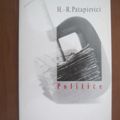 Horia Roman Patapievici - Politice