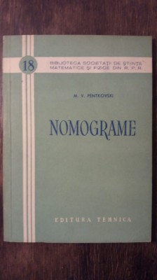 NOMOGRAME- M.V. PENTKOVSKI foto