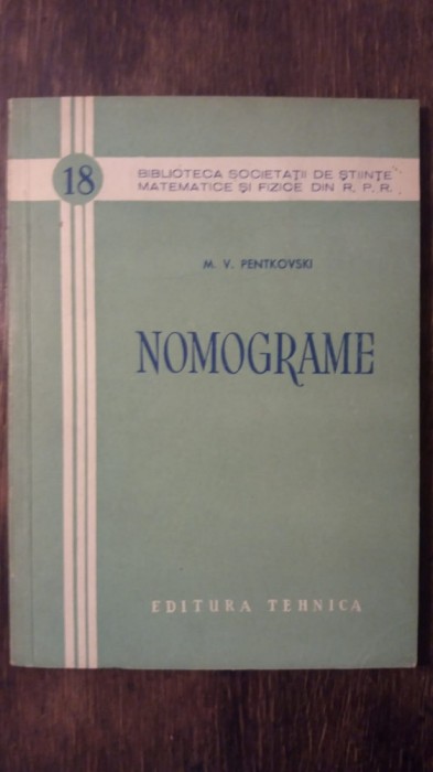 NOMOGRAME- M.V. PENTKOVSKI