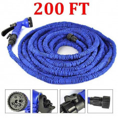 Furtun de gradina expandabil 60 metri cu pistol de stropit Magic Hose 60m/200ft