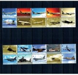 Singapore 2003 - Aviație, avioane, elicoptere, transport, serie neuzata