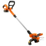 Outsunny Trimmer cu acumulator 21V, motocoasă cu 2x4,0 Ah baterii, &icirc;ncărcător, lățime de tăiere 25 cm, m&acirc;ner telescopic reglabil | Aosom Romania