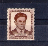 ROMANIA 1953 - VLADIMIR MAIAKOVSKI, MNH - LP 349, Nestampilat