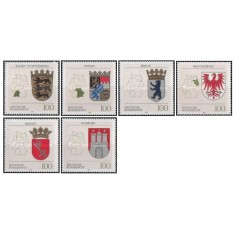 Germania 1992 - steme teritoriale, serie neuzata