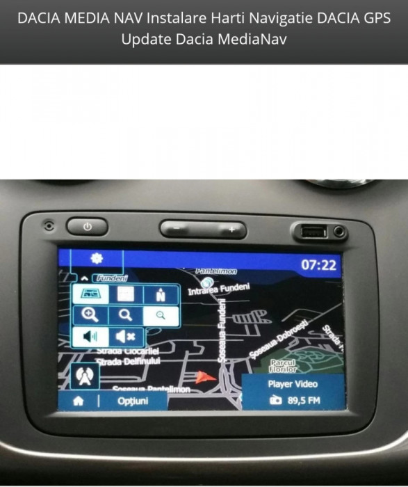 DACIA MEDIA NAV Instalare Harti Navigatie DACIA GPS Update Dacia MediaNav 2024