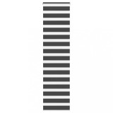 vidaXL Jaluzea tip zebra neagră lățime țesătură 50,9 cm poliester