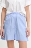 By Malene Birger pantaloni scurți din bumbac IFEION femei, cu imprimeu, high waist, 103189