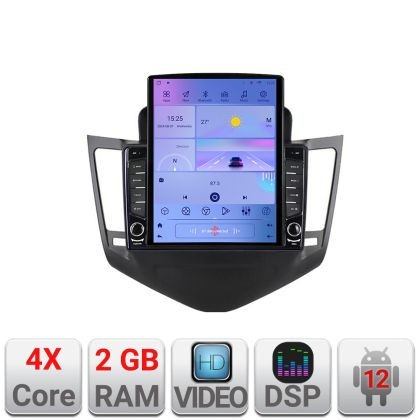 Navigatie Chevrolet Cruze 2009- K-045 ecran tip TESLA 9.7&quot; cu Android Radio Bluetooth Internet GPS WIFI 2+32 DSP Quad CarStore Technology