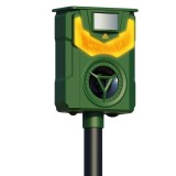 Cumpara ieftin Aparat Anti-Daunatori BIRAI BR06, 700m&sup2;, Solar, Ultrasunete, Vibratii, Impermeabil IP44, 360&deg;, Verde Iarba