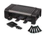 Gratar electric Raclette MICHELINO 74381, 900 W, 6 tigai antiaderente, baza din