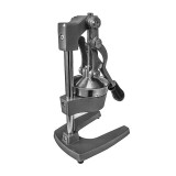 Storcator profesional pentru citrice/rodii, manual, corp fonta, sita inox, Gri