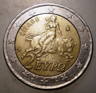 1.387 GRECIA EUROPA 2 EURO 2002 S EROARE foto