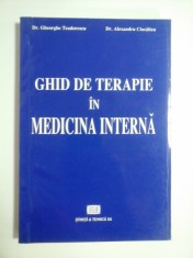 GHID DE TERAPIE IN MEDICINA INTERNA - DR. GHEORGHE TEODORESCU, DR. ALEXANDRU CIOCALTEU