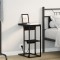 vidaXL Noptieră Stejar negru 41.5 x 26 x 60.5 cm Lemn compozit