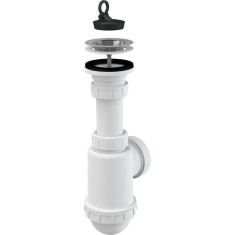 Sifon chiuvetă cu ventil sită din oţel inoxidabil DN70, A441-DN50/40