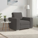 vidaXL Canapea Scaun Gri &icirc;nchis 100x77x82 cm țesătură velur 4105187