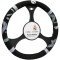 Husa volan Real Madrid, negru cu gri, 37-39 cm Automobile ProTravel