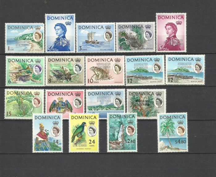 DOMINICA 1968 ACTIVITATI UZUALE - CU SARNIERA